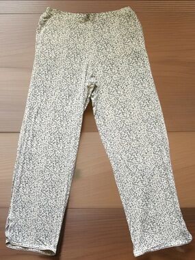 TOMMY JOHN Lounge Pants Medium (Runs Big) Leopard Print Wide Leg PJ Bottoms SOFT